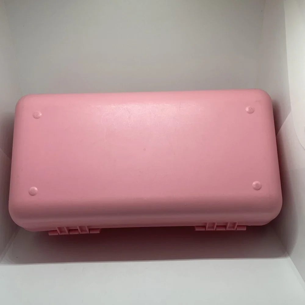 Vintage Pink Caboodles‎ Makeup Jewelry Carrying Case #2425 Jewelry Organizer